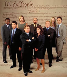 The cast of The West Wing